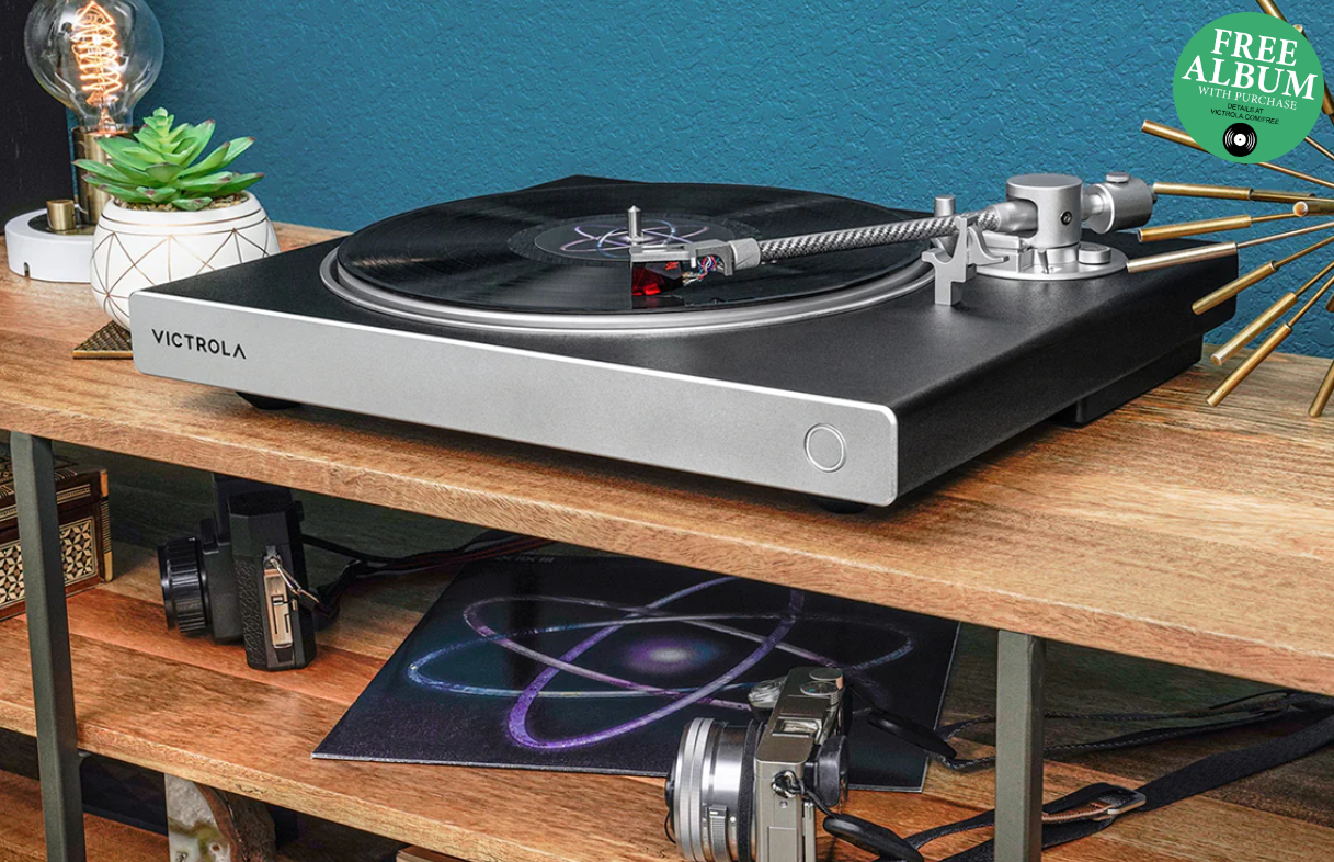 Victrola Table Victrola Carbon & Onyx Hi-Res Streaming Turntables - First Look - From ...